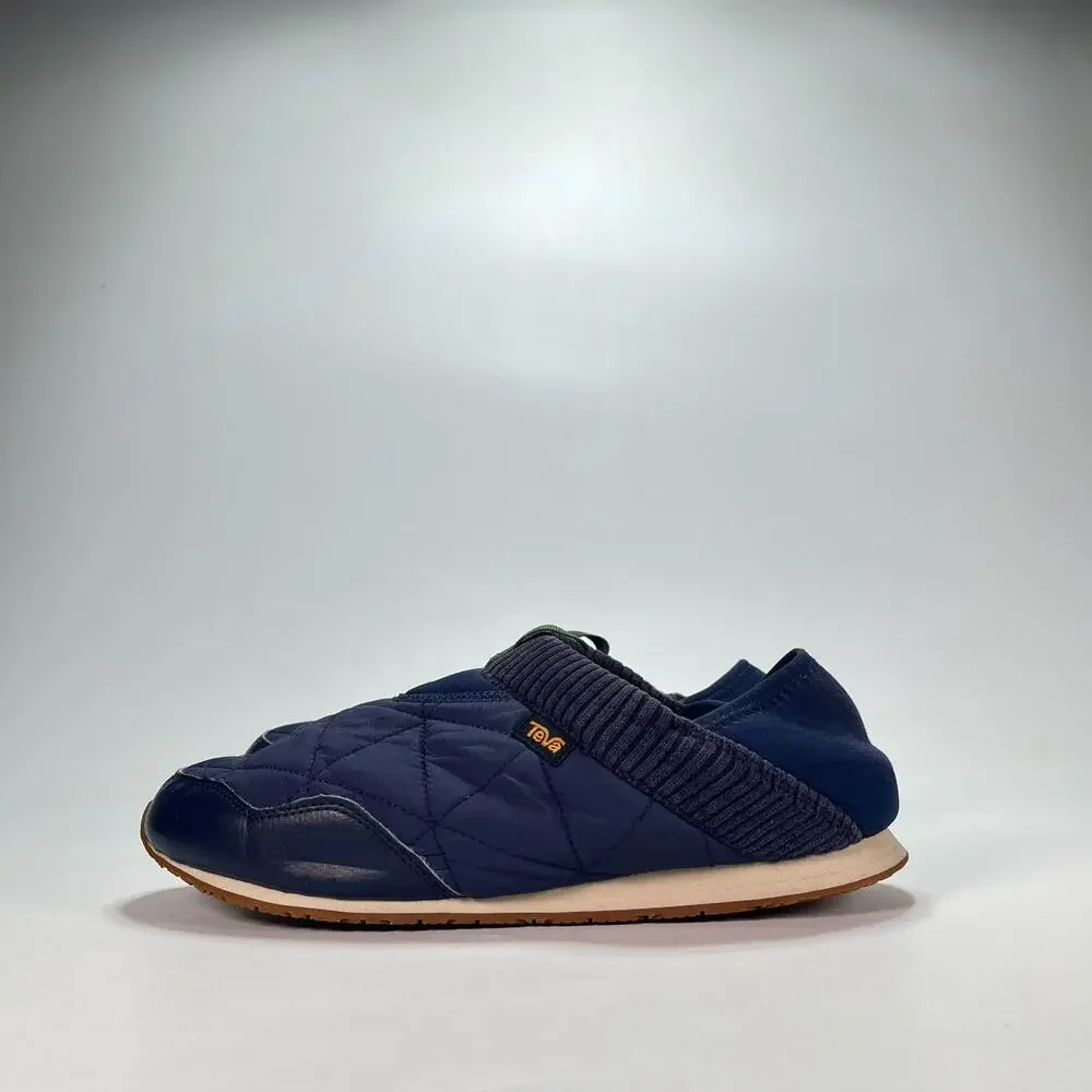 Teva Ember Moc Midnight Navy Quilted Outdoor Camp Shoes 1018226 Men's Size 10